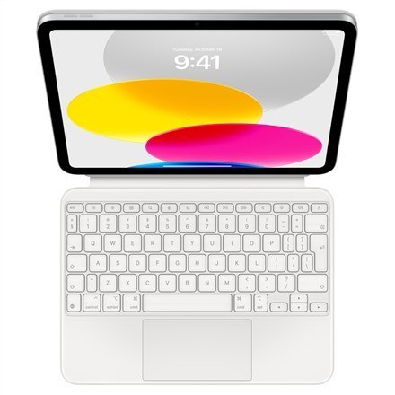 Apple Magic Keyboard Folio Weiß iPad 10,9" (10. Gen) Englisch, International Kabellos Apple