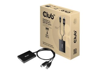 CLUB3D CAC-1010-A adapter kablowy 0,6 m DisplayPort DVI-D + USB Czarny Club 3D