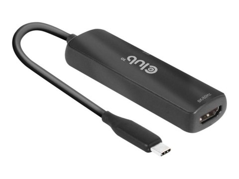 CLUB3D CAC-1588 adapter kablowy 0,17 m USB Type-C HDMI Czarny Club 3D