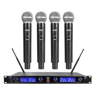 DNA WM4 VOCAL SET mikrofon bezprzewodowy 4x nadajn DNA PROFESSIONAL