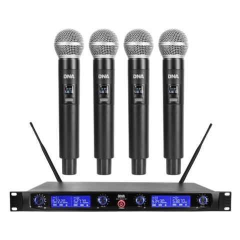 DNA WM4 VOCAL SET mikrofon bezprzewodowy 4x nadajn DNA PROFESSIONAL