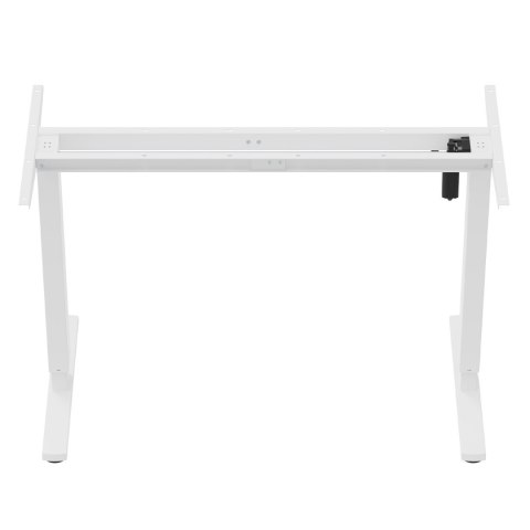 ERGO OFFICE BIURKO ELEKTRYCZNE REGULACJA MAX WYS. 1160MM, MAX - 80 KG, BEZ BLATU DO PRACY STOJĄCO SIEDZĄCEJ, BIAŁE ER-400 W Ergo office