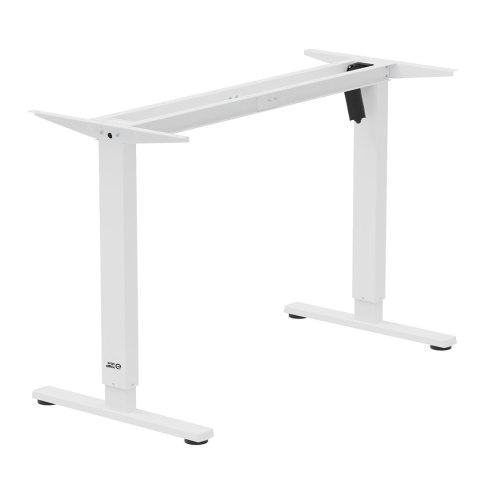 ERGO OFFICE BIURKO ELEKTRYCZNE REGULACJA MAX WYS. 1160MM, MAX - 80 KG, BEZ BLATU DO PRACY STOJĄCO SIEDZĄCEJ, BIAŁE ER-400 W Ergo office