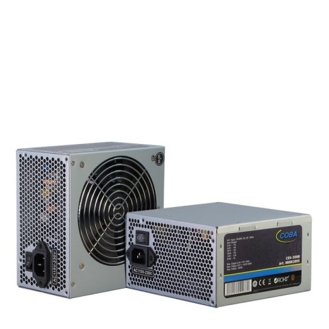 Inter-Tech Coba CES-350B moduł zasilaczy 350 W 20+4 pin ATX ATX Srebrny Inter-Tech