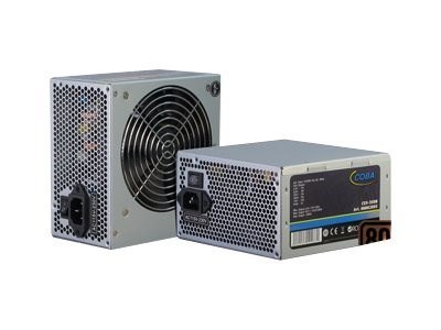 Inter-Tech Coba CES-350B moduł zasilaczy 350 W 20+4 pin ATX ATX Srebrny Inter-Tech