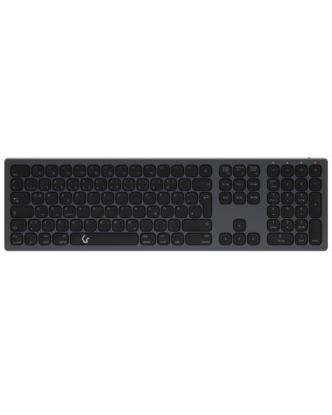 KeySonic KSK-8023BTRF (DE) klawiatura Uniwersalne Bluetooth QWERTZ Niemiecki Antracyt, Czarny RAIDSONIC