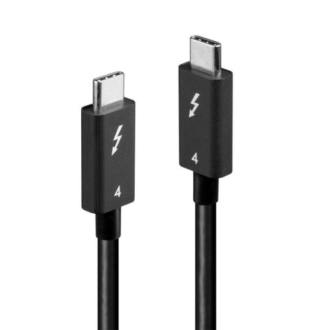 Lindy 31120 kabel Thunderbolt 1 m 40 Gbit/s Czarny LINDY