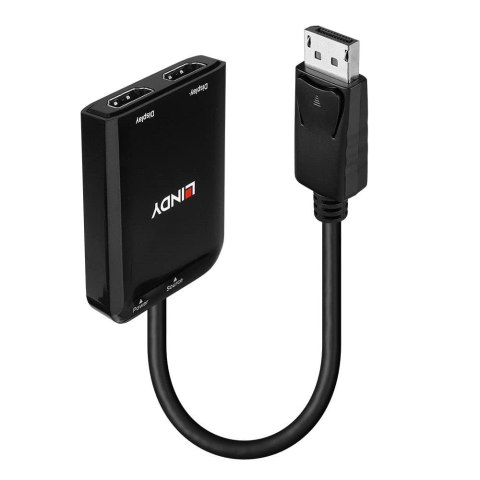 Lindy 38433 adapter kablowy DisplayPort 2 x HDMI LINDY
