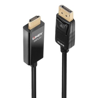 Lindy 40928 adapter kablowy 5 m DisplayPort HDMI Typu A (Standard) Czarny LINDY