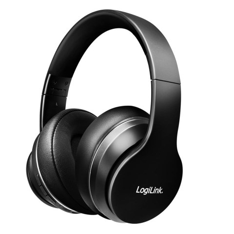 LogiLink BT0053 słuchawki/zestaw słuchawkowy Bezprzewodowy Opaska na głowę Muzyka Bluetooth Czarny LogiLink