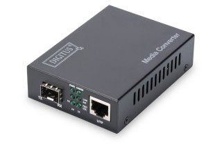 Media konwerter RJ45 10/100/1000Base-T na SFP 1000Base-SX/LX (bez modułu SFP) DIGITUS