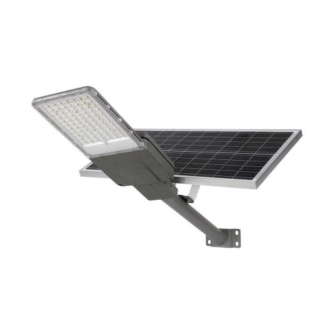 Naświetlacz oprawa uliczna LED solarna V-TAC BRIDGELUX CHIP IP65 pilot LiFePO4 panel 70W VT-15300ST 4000K 3500lm