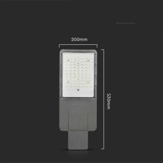 Naświetlacz oprawa uliczna LED solarna V-TAC BRIDGELUX CHIP IP65 pilot LiFePO4 panel 70W VT-15300ST 4000K 3500lm