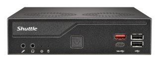 Shuttle Slim PC DH810 Wielkość PC 1.35L Czarny LGA 1851 (Socket V1) Shuttle