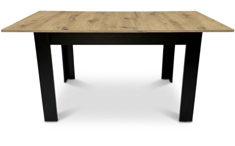 Stół rozkładany prostokątny 120-160x80 cm do kuchni jadalni dla 4-6 osób dąb artisan LEOBERT