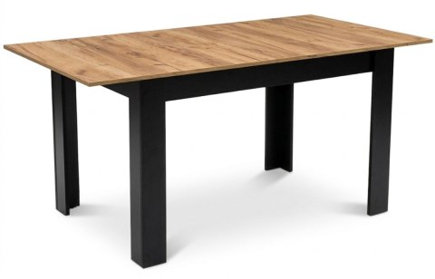 Stół rozkładany prostokątny 120-160x80 cm do kuchni jadalni dla 4-6 osób dąb craft LEOBERT