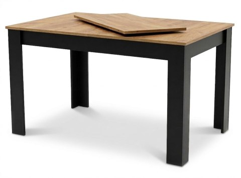 Stół rozkładany prostokątny 120-160x80 cm do kuchni jadalni dla 4-6 osób dąb craft LEOBERT