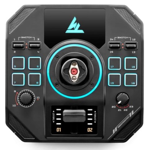 Thrustmaster Sol-R 4 HOTAS Czarny USB Joystick + dźwignia sterowania silnikiem Analogowa/Cyfrowa PC THRUSTMASTER