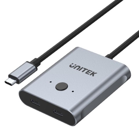 Unitek dwukierunkowy przełącznik sygnału USB-C, 2 in 1 out 4K UNITEK