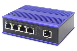 ASSMANN Electronic DN-650105 przełącznik sieciowy Fast Ethernet (10/100) Czarny, Niebieski DIGITUS