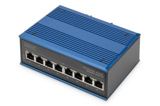 ASSMANN Electronic DN-651121 przełącznik sieciowy Gigabit Ethernet (10/100/1000) Obsługa PoE Czarny, Niebieski DIGITUS