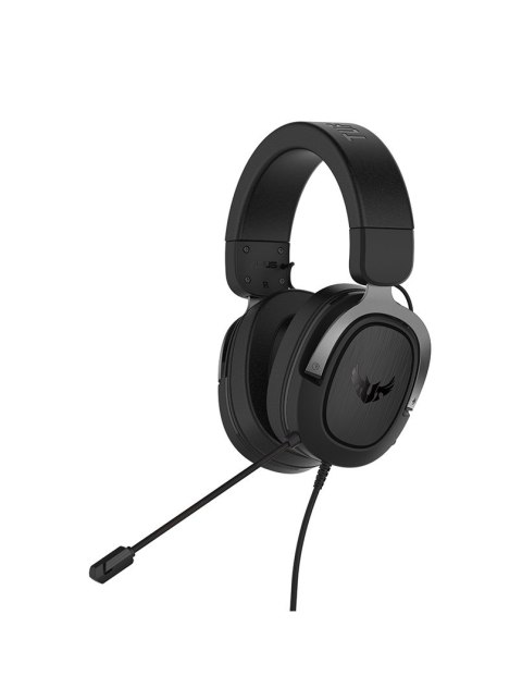 ASUS TUF Gaming H3 Zestaw słuchawkowy Przewodowa Opaska na głowę Czarny, Szary ASUS