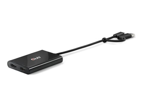 CLUB3D CSV-1475 rozgałęziacz telewizyjny USB Type-C 2x HDMI Club 3D