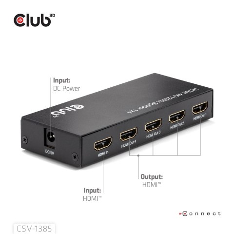 CLUB3D Umschalter HDMI 4x HDMI Club 3D
