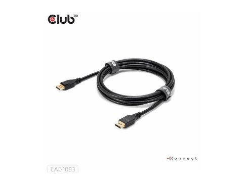Club3D DP-Kabel 2.1 DP54 zertifiziert 3m 8K120Hz St/St retail Club 3D