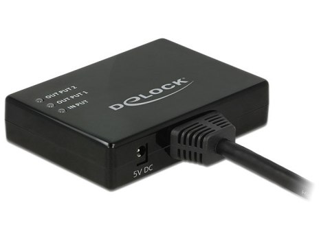 DeLOCK 87700 rozgałęziacz telewizyjny HDMI 2x HDMI DELOCK