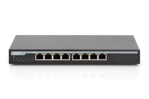 Digitus Przełącznik 8-portowy Gigabit Desktop PoE 10/100/1000 Mbps DIGITUS