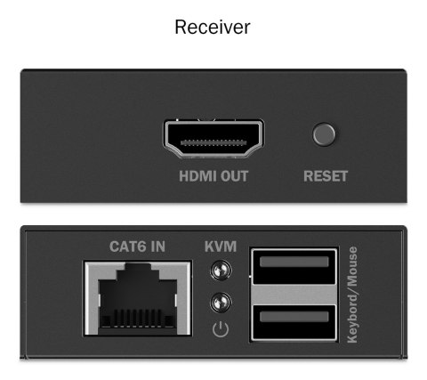 Digitus Zestaw przedłużacza KVM HDMI, 4K/30Hz DIGITUS