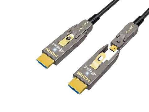 Equip 119414 kabel HDMI 30 m HDMI Type-A/HDMI Type-D Czarny EQUIP
