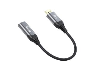 Equip 133446 adapter kablowy 0,15 m DisplayPort HDMI Czarny, Szary EQUIP