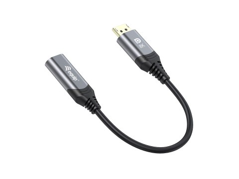 Equip 133446 adapter kablowy 0,15 m DisplayPort HDMI Czarny, Szary EQUIP