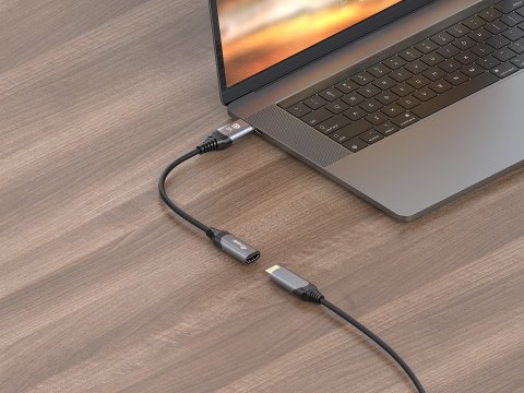 Equip 133446 adapter kablowy 0,15 m DisplayPort HDMI Czarny, Szary EQUIP