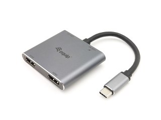 Equip 133484 stacja dokująca USB 3.2 Gen 1 (3.1 Gen 1) Type-C Srebrny EQUIP