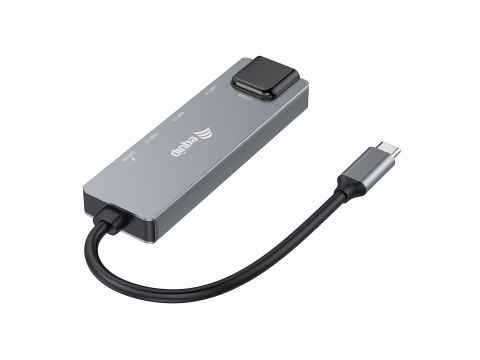 Equip 133496 stacja dokująca Przewodowa USB 3.2 Gen 1 (3.1 Gen 1) Type-C Szary EQUIP