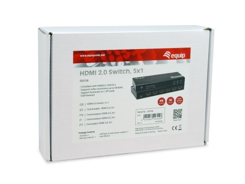 Equip 332726 przełącznik wideo HDMI EQUIP