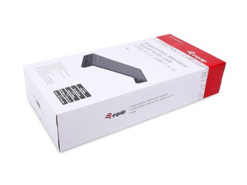 Equip 650883 uchwyt / stojak do monitorów Biurko Czarny EQUIP
