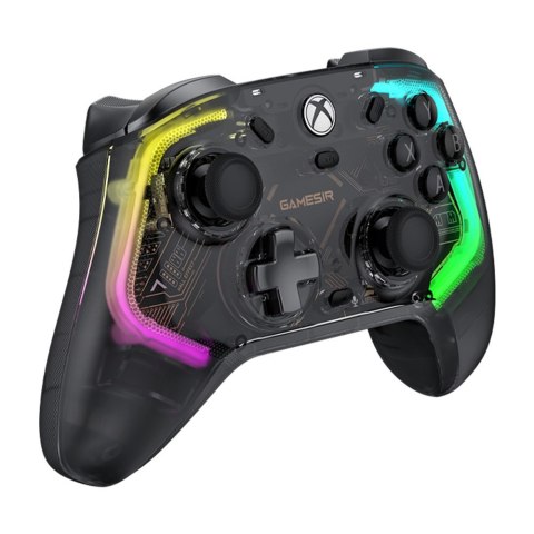 GameSir Kaleid Czarny, Przezroczysty USB Gamepad Analogowa/Cyfrowa Xbox One, Xbox Series S, Xbox Series X GameSir