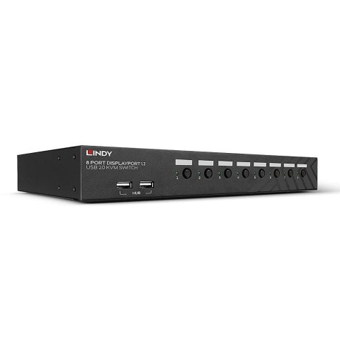 LINDY 8 Port DisplayPort 1.2 & USB 2.0 KVM Switch LINDY