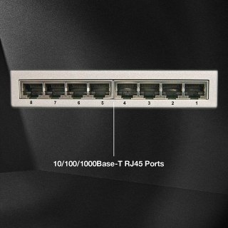 Lindy 25045 przełącznik sieciowy Zarządzany Gigabit Ethernet (10/100/1000) Obsługa PoE Srebrny LINDY