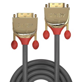 Lindy 36217 kabel DVI 20 m DVI-D Złoto, Szary LINDY