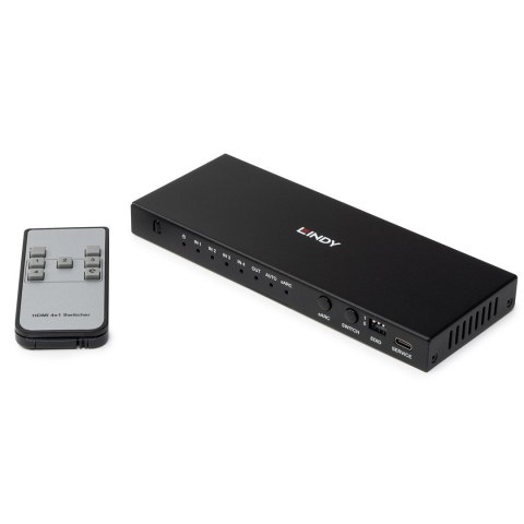 Lindy 38386 przełącznik KVM Czarny LINDY