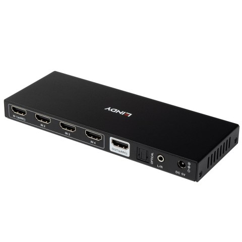 Lindy 38386 przełącznik KVM Czarny LINDY