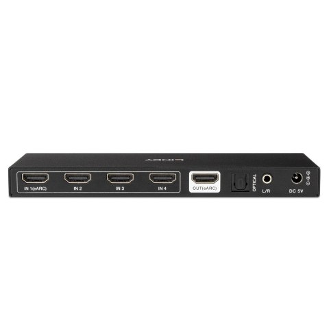 Lindy 38386 przełącznik KVM Czarny LINDY