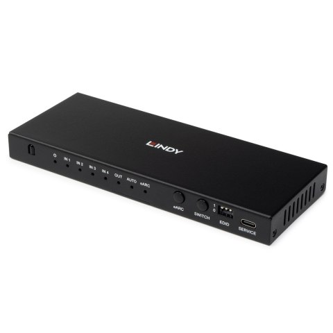 Lindy 38386 przełącznik KVM Czarny LINDY