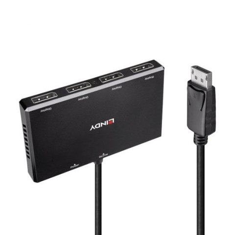 Lindy 38431 huby i koncentratory DisplayPort Czarny LINDY