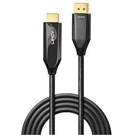 Lindy 40932 adapter kablowy 3 m DisplayPort HDMI Czarny LINDY